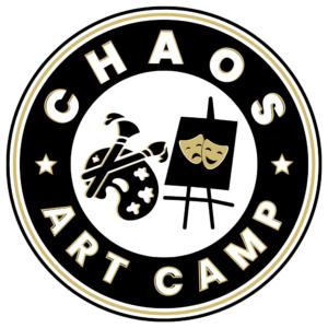CHAOS Art Camp logo for children’s visual arts and creative studio camp