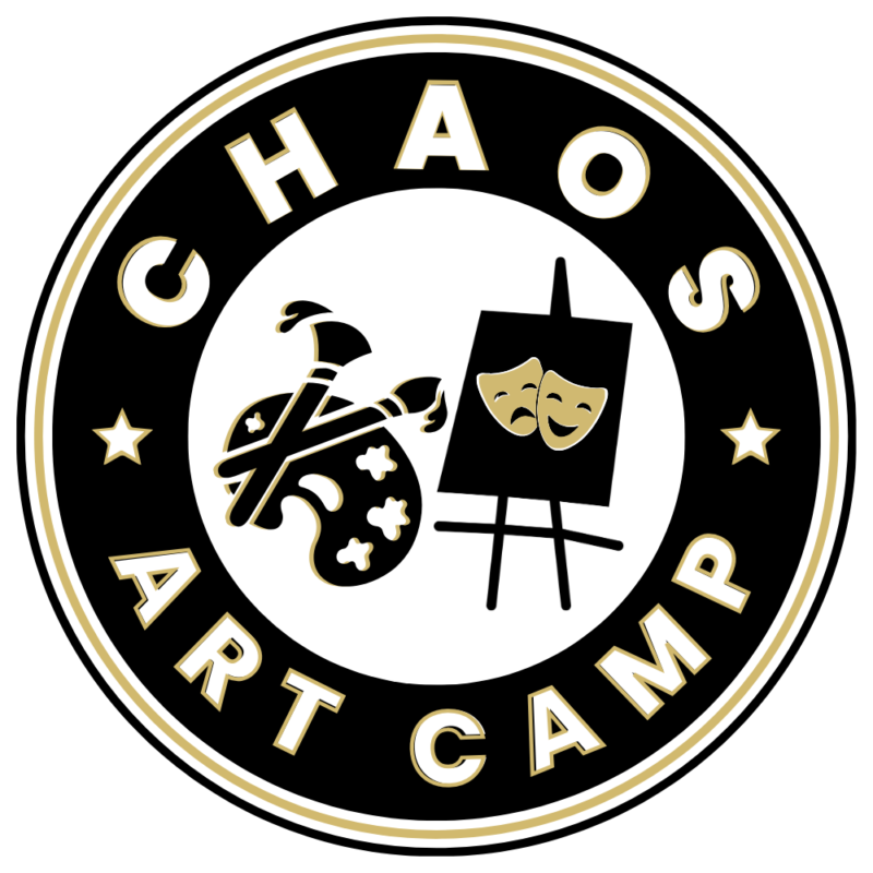 CHAOS Art Camp logo for children’s visual arts and creative studio camp